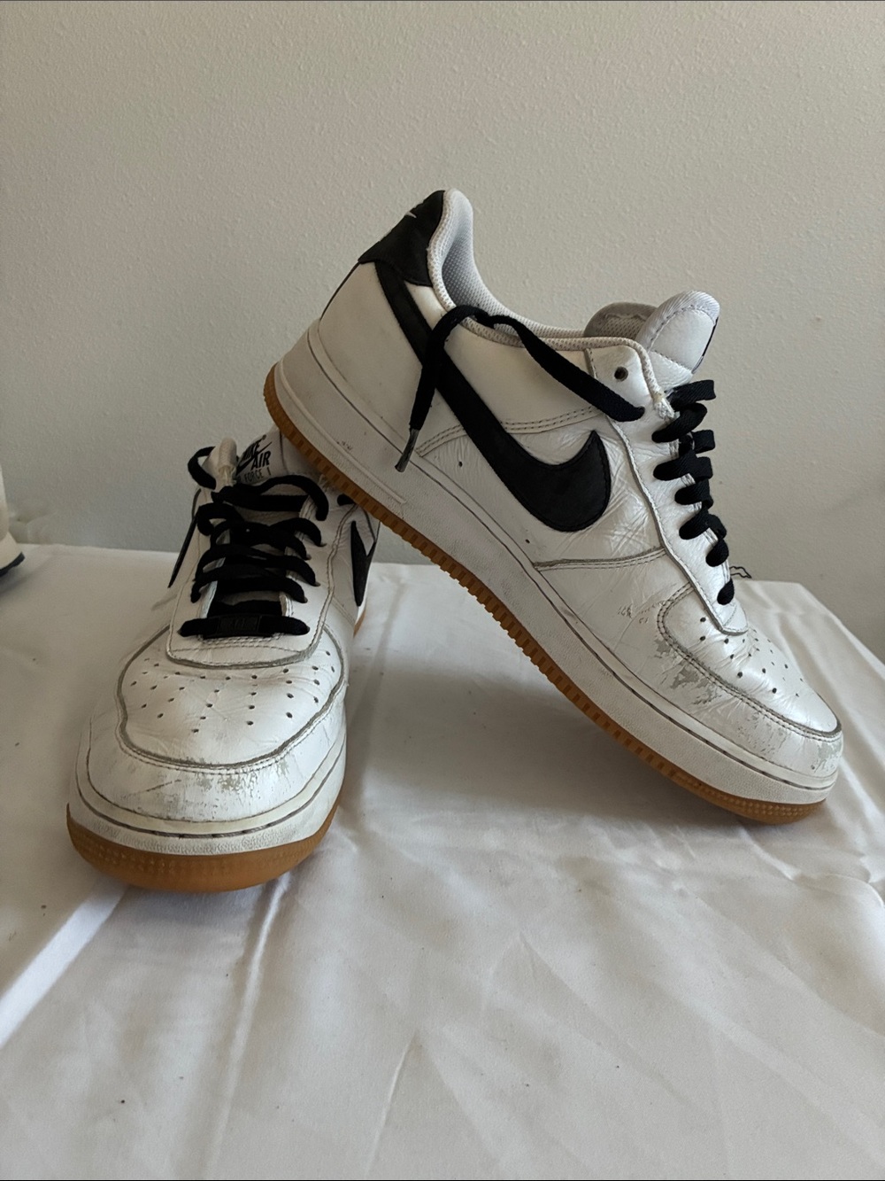 Nike Air Force 1 ‘07 Low White Black Gum Men’s Size 11 - Read Description